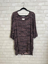 Blk/Mauve Pocket Tunic - Sona