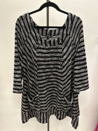Blk/Grey Pocket Tunic - Kaktus