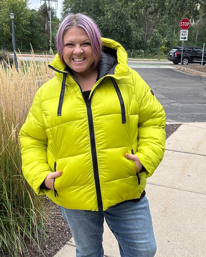 Technical Down Jacket | Lime