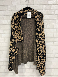 Cheetah Cowl Wrap Sweater- Lane Bryant