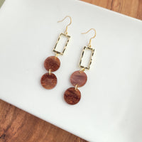 Holly Earrings | Brown Shimmer