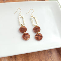Holly Earrings | Brown Shimmer