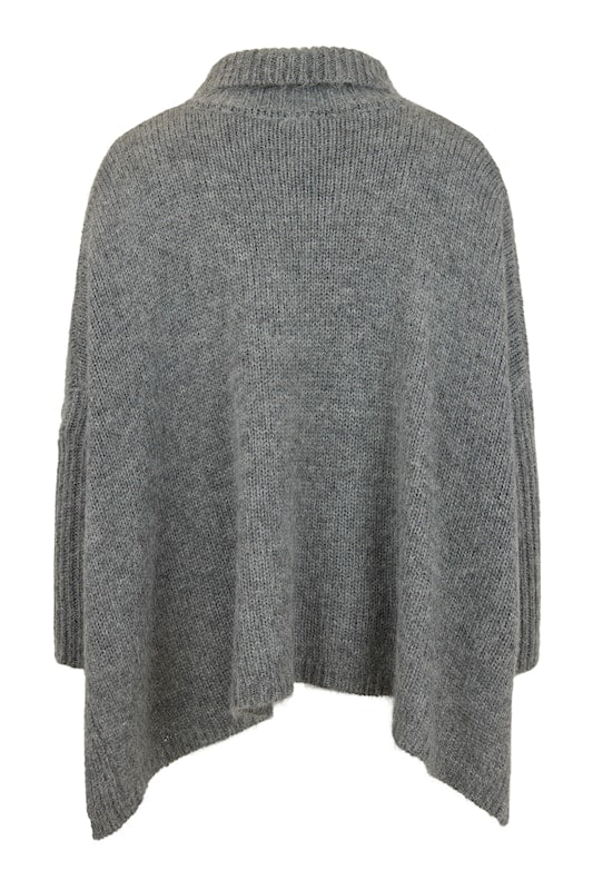 Roll Neck Pullover Sweater | Charcoal Grey