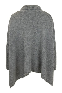 Roll Neck Pullover Sweater | Charcoal Grey