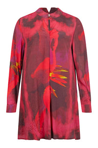Floral Inverted Pleat Tunic