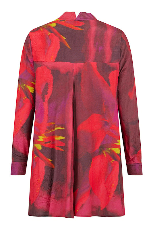 Floral Inverted Pleat Tunic