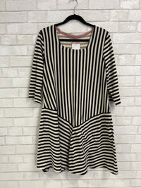 B/W Striped Dress - Gundrun Sjoden