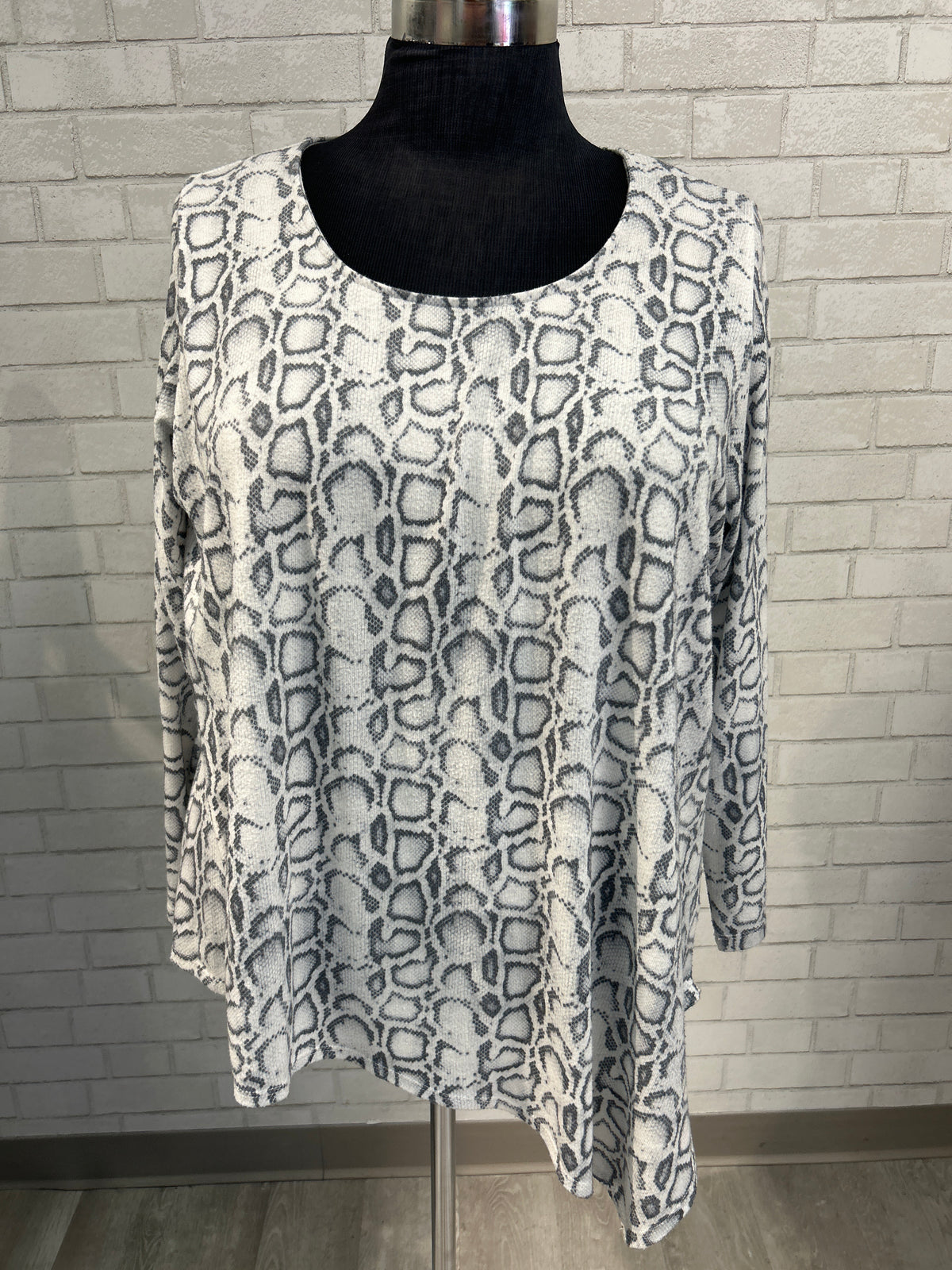 Snakeskin Top - Karen Kane