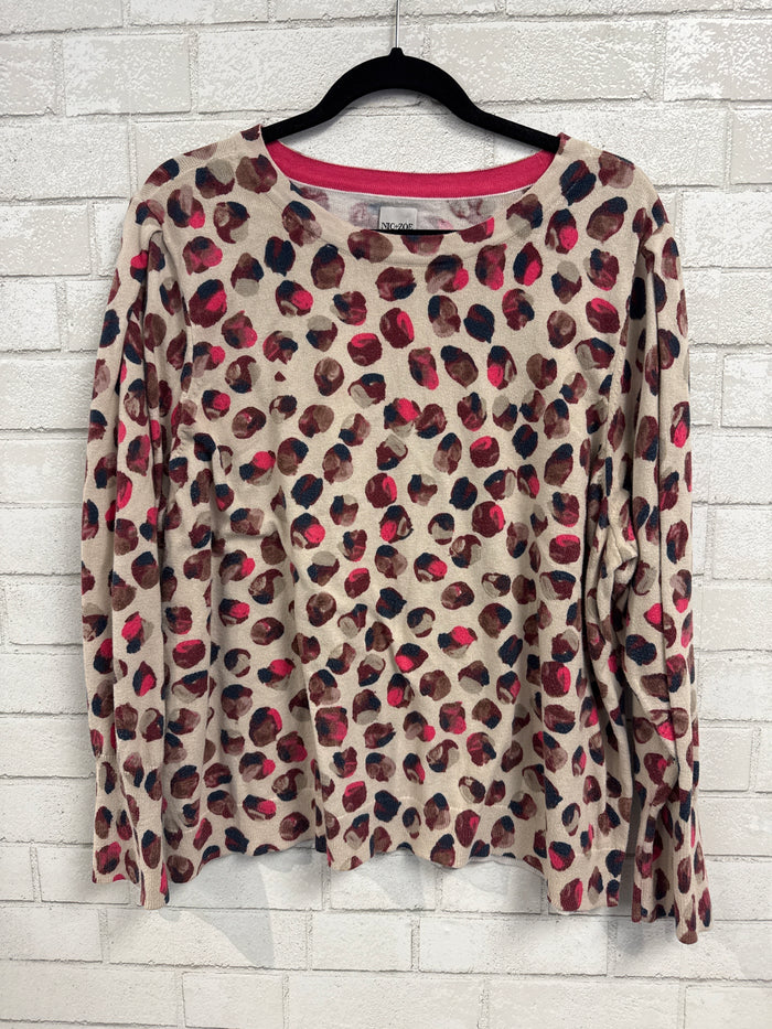 Oat & Dot Print Sweater - Nic + Zoe
