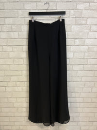 Black Sheer Layered Pants - Draper & Damons