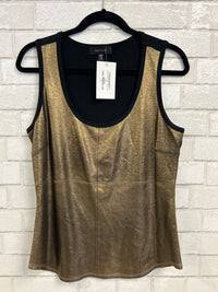 Gold Shimmer Tank - Karen Kane