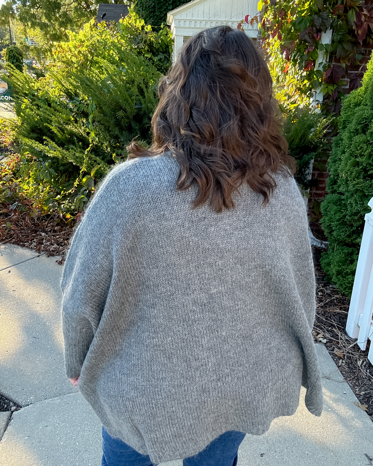 Roll Neck Pullover Sweater | Charcoal Grey