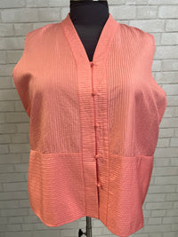Pink Silk Eileen Fisher Vest
