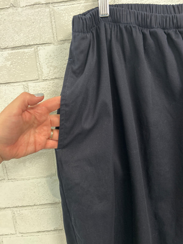 Elastic Waist Pant - Navy - MIB