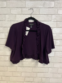 Purple Ruffle Shawl - R&M Richards
