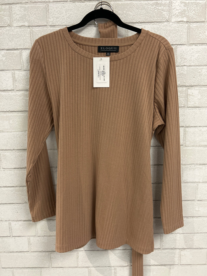 Sand Ribbed Top - Eloquii