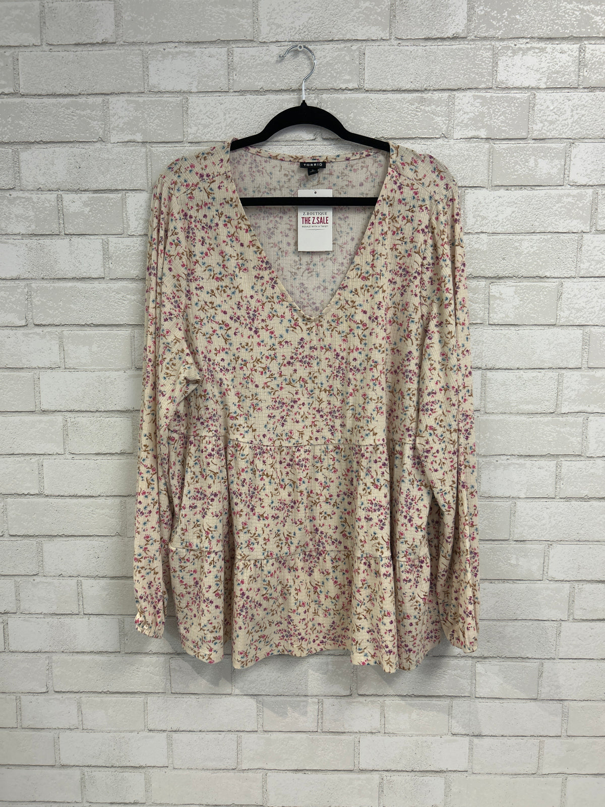 Pink/Purple Floral Top - Torrid