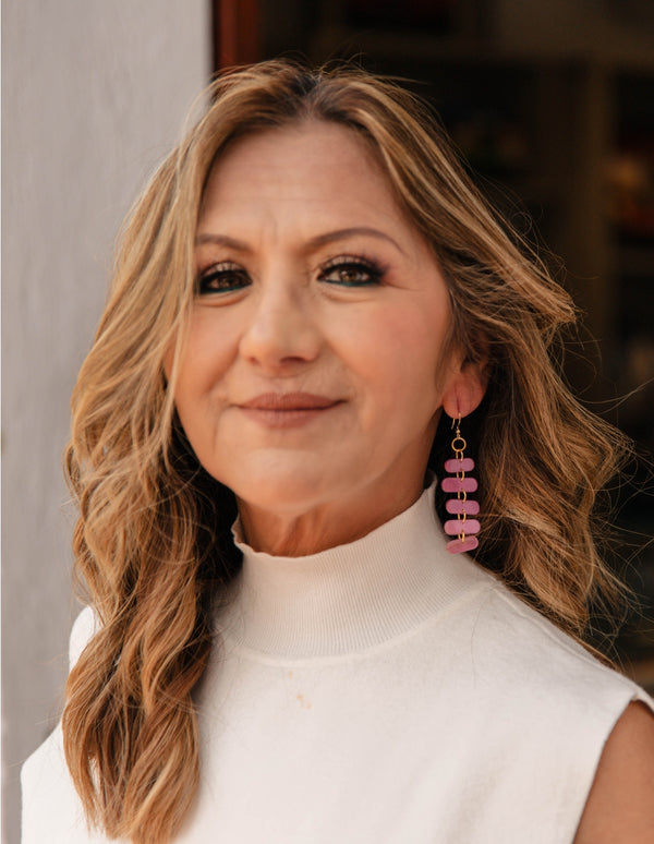 Fiorella Earrings | Violett