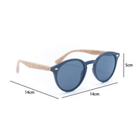 Round Cateye Cork Sunglasses