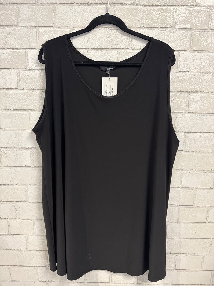 Black Slinky Tunic Tank - Sun Kim