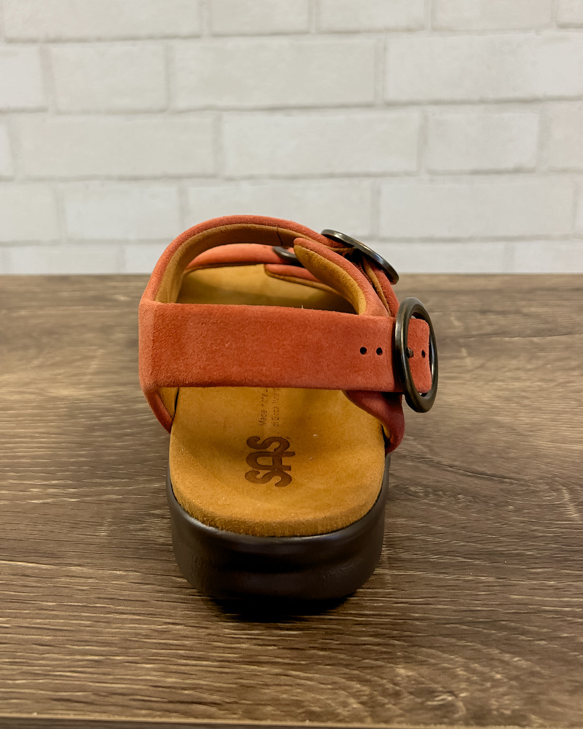 Relaxed Sandal | Rust | Wide Width