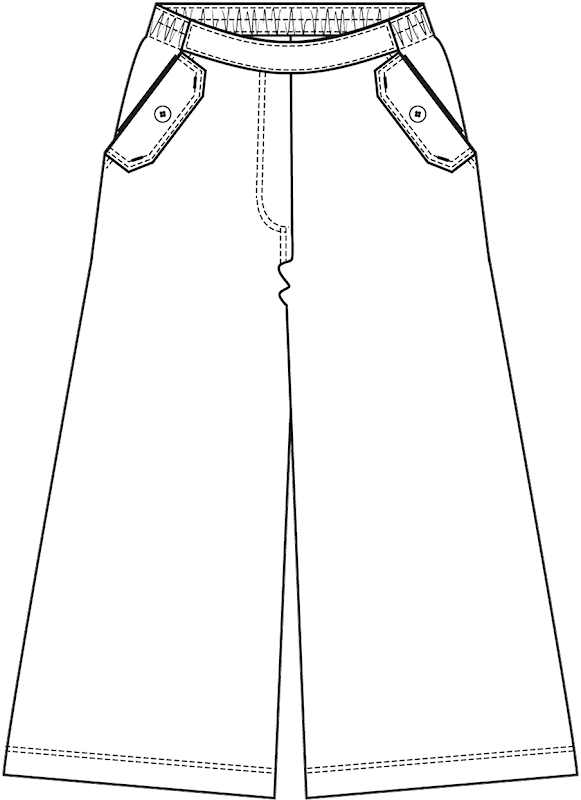 Corduroy Trousers | Black