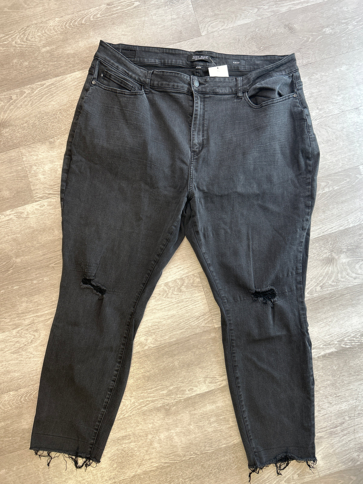 Judy Blue Black Distressed Jeans