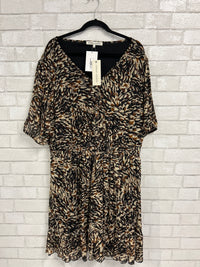 Brown Print Mesh Dress - Madison & Hudson (NWT)