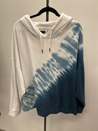 Teal Tie Dye Hoodie - Te Verde