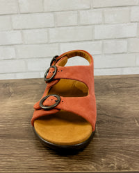 Relaxed Sandal | Rust | Wide Width