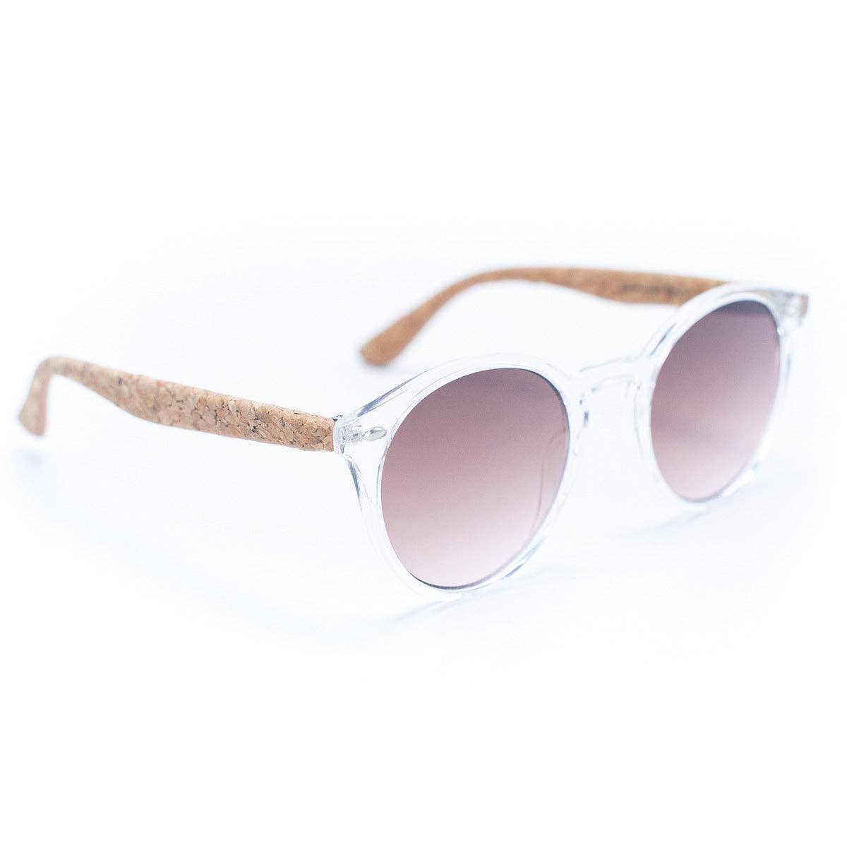 Round Cateye Cork Sunglasses