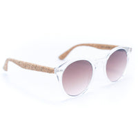 Round Cateye Cork Sunglasses