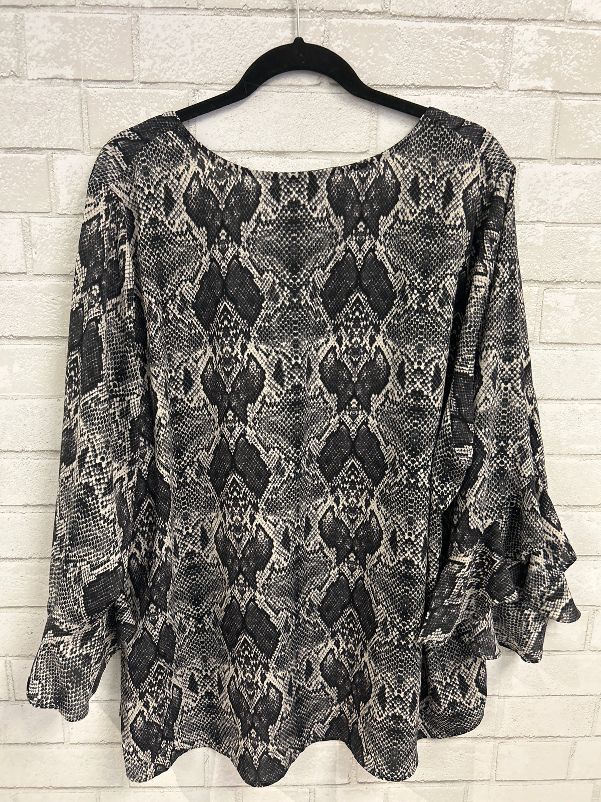 Snakeskin Blouse - Karen Kane