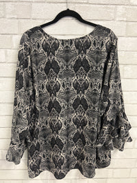 Snakeskin Blouse - Karen Kane
