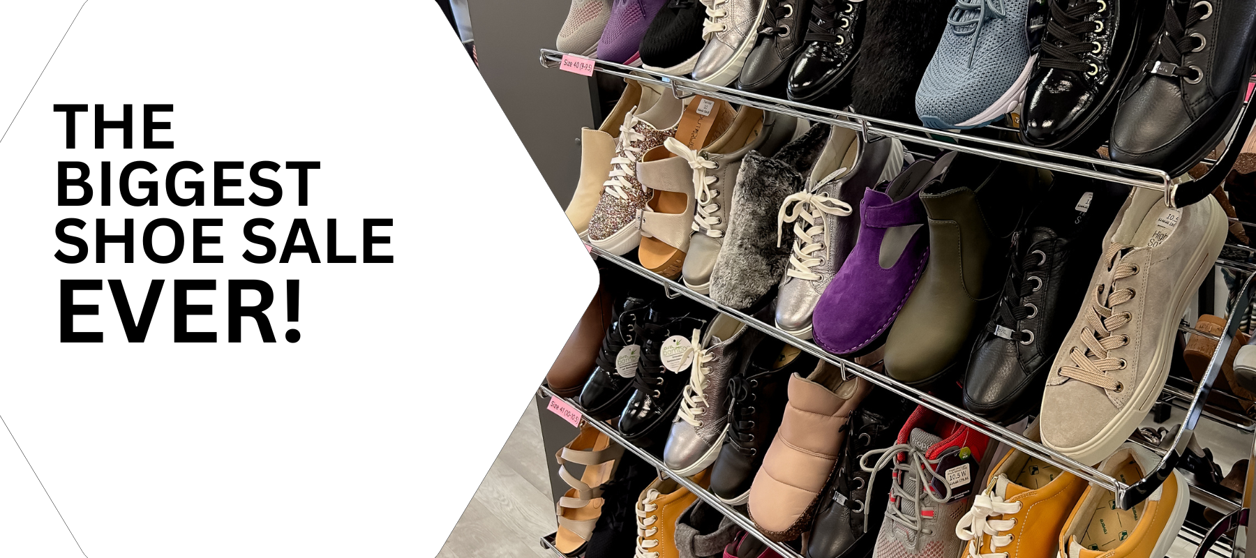 The Biggest Shoe Sale Ever. Shop Now for 60% off quality footwear.