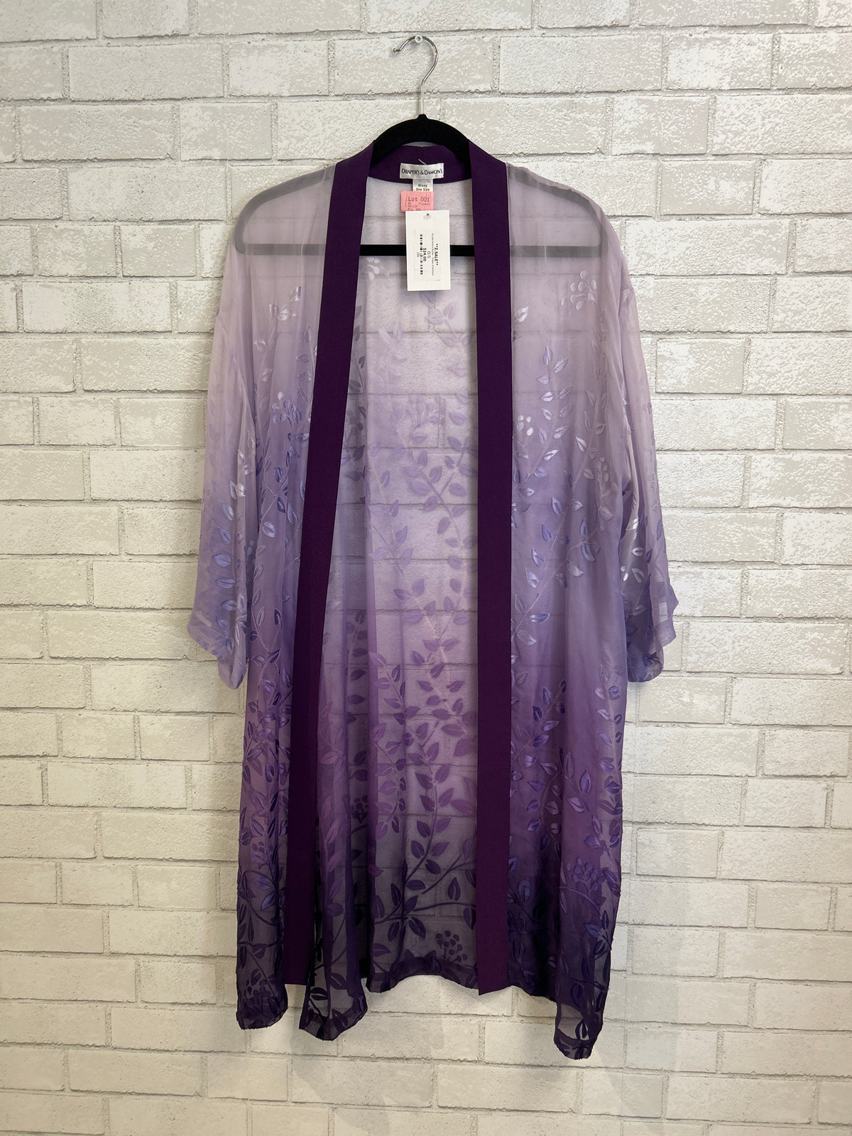 Purple Ombre Duster - Draper & Damons