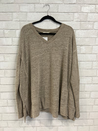 Sand V-Neck Tunic - Easel