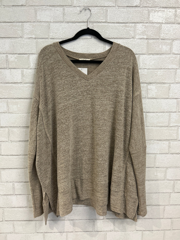 Sand V-Neck Tunic - Easel