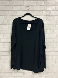 Black Long Sleeve Top - Ava & Viv