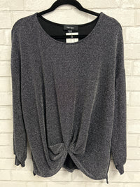 Silver Sparkle Top - Karen Kane