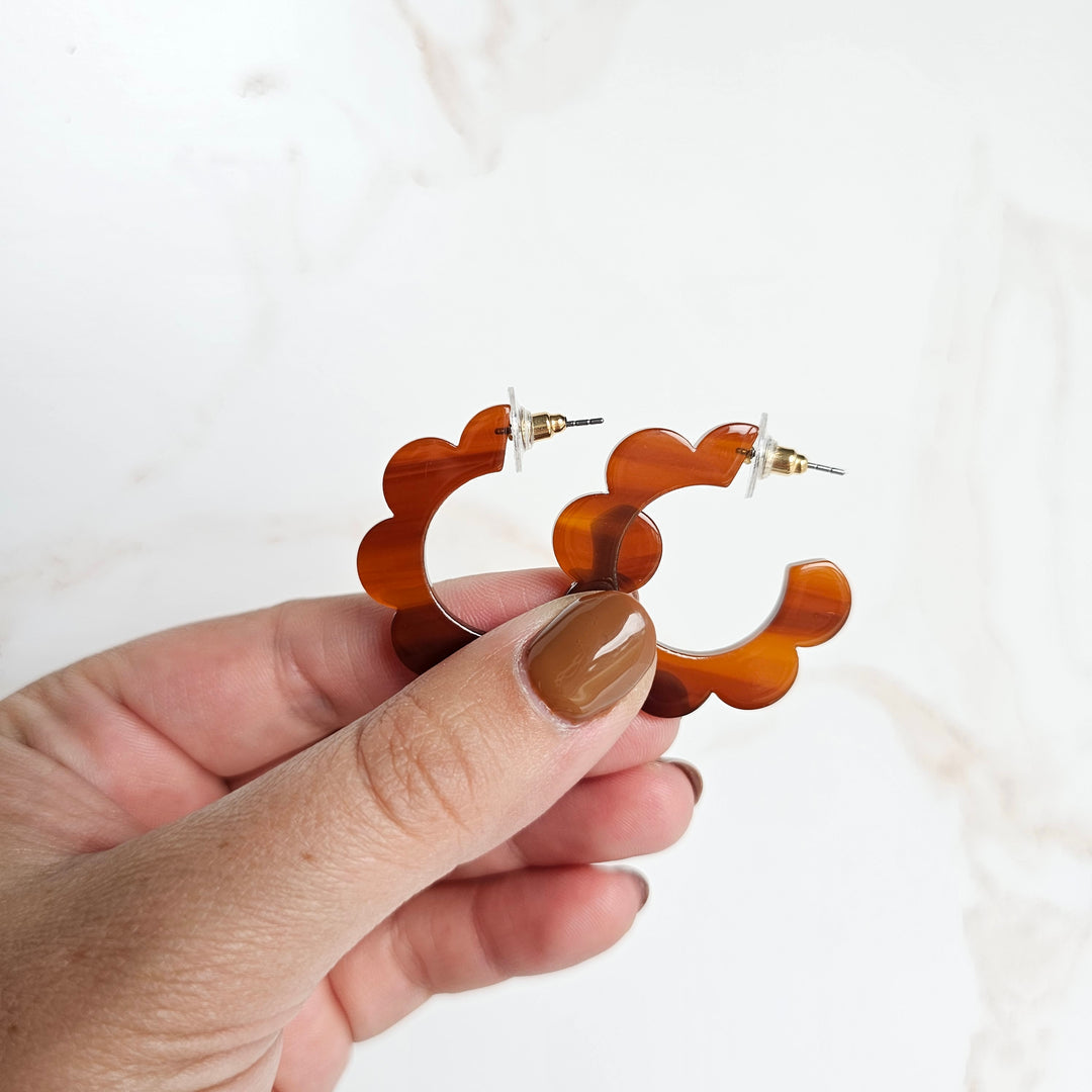 Flora Hoops | Walnut