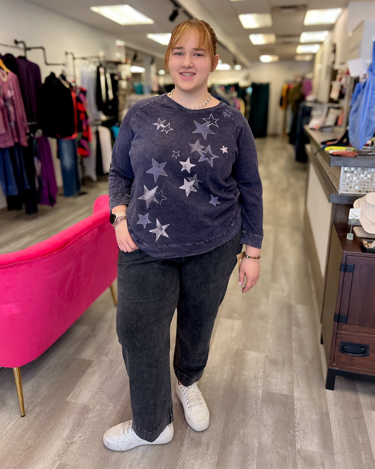 Cotton Slim Pocket Pants | Black