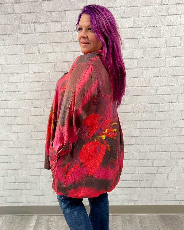 Floral Inverted Pleat Tunic