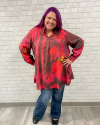 Floral Inverted Pleat Tunic