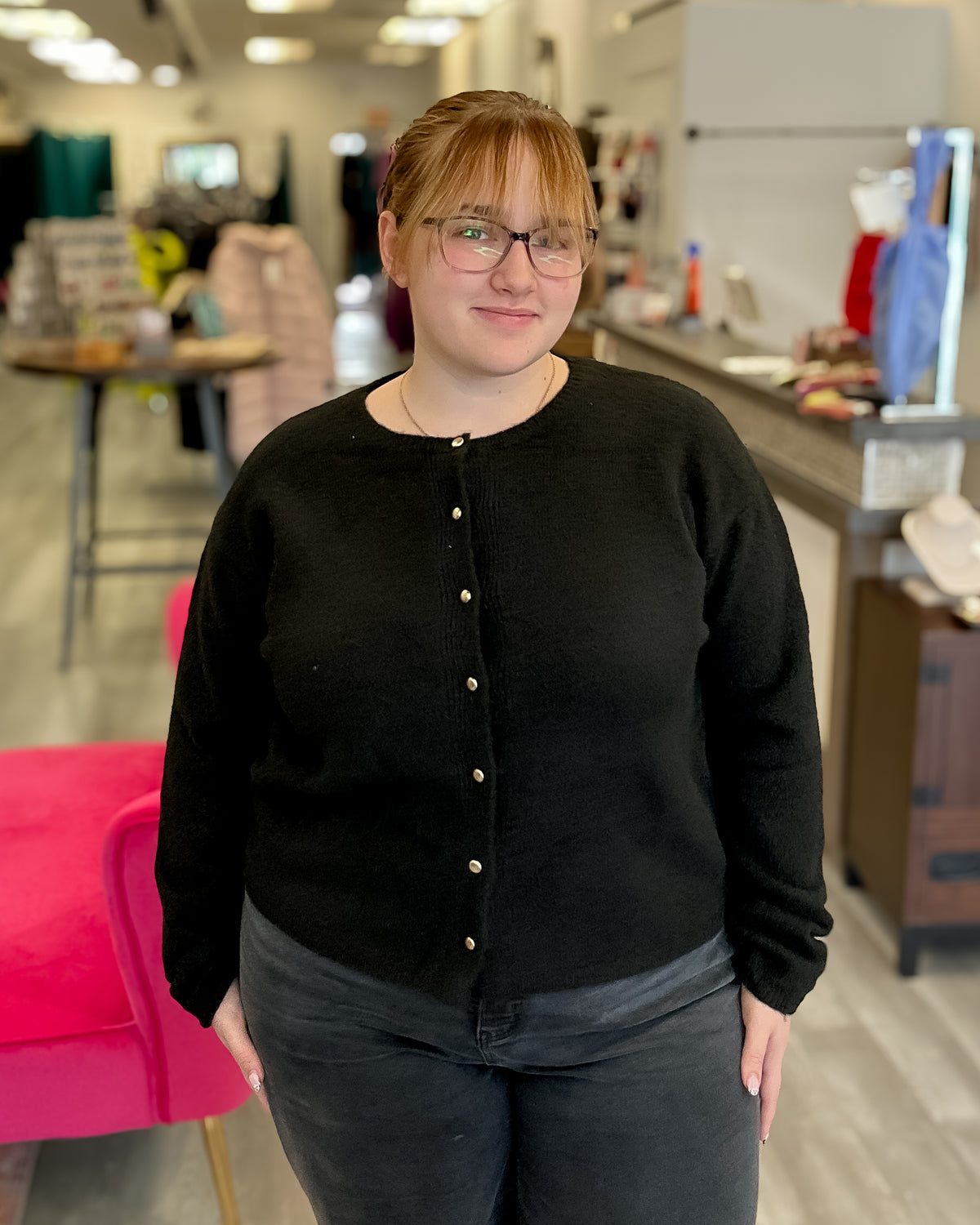 Piper Cardigan | Black