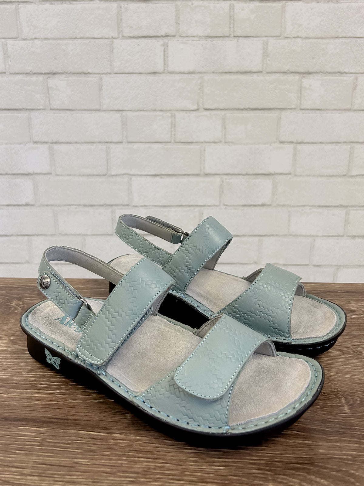 Verona Sandal | Basketry Sky