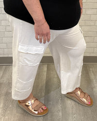 Multi Pocket Pant | White