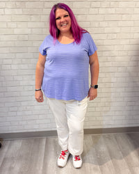 High Waist Cropped Bootcut | Ecru