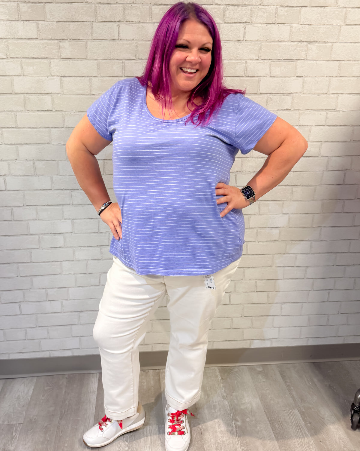 High Waist Cropped Bootcut | Ecru