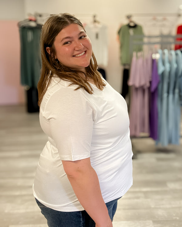 Valya V-Neck | Off White